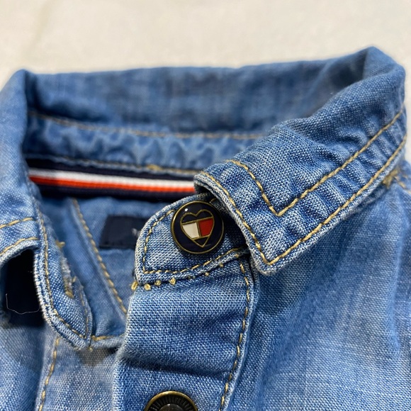 Tommy Hilfiger Denim Dress. Size 12M - Picture 9 of 9